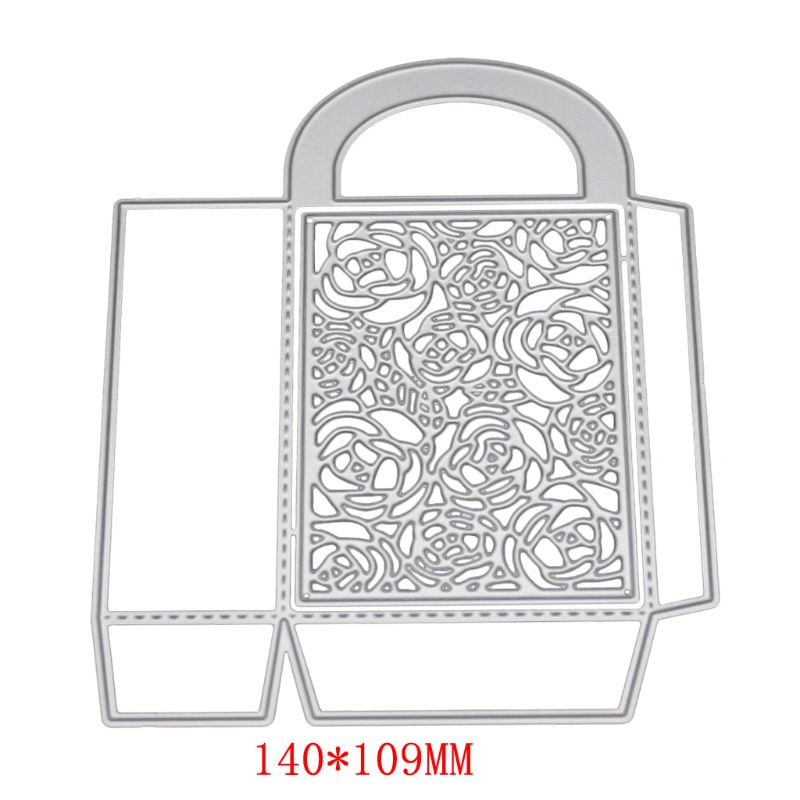 Khuôn Cắt Giấy Kim Loại Hình Hộp 3D
