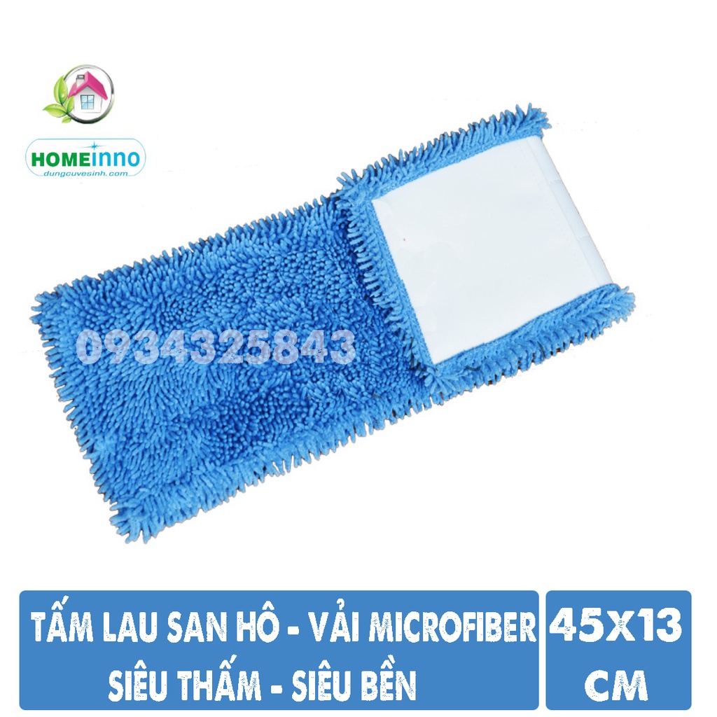 Tấm lau nhà san hô cao cấp Home Inno siêu thấm - 45x13cm - vải microfiber