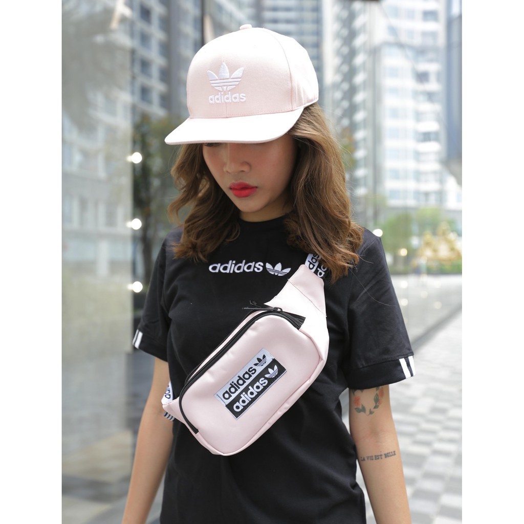 Mũ nón snapback, hiphop Adi cao cấp - màu HỒNG
