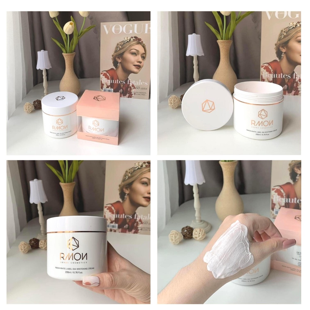 Kem trắng da body XuanDao kem body RMON trắng hồng tự nhiên nâng tone tức thì không lộ vân kem 200ml