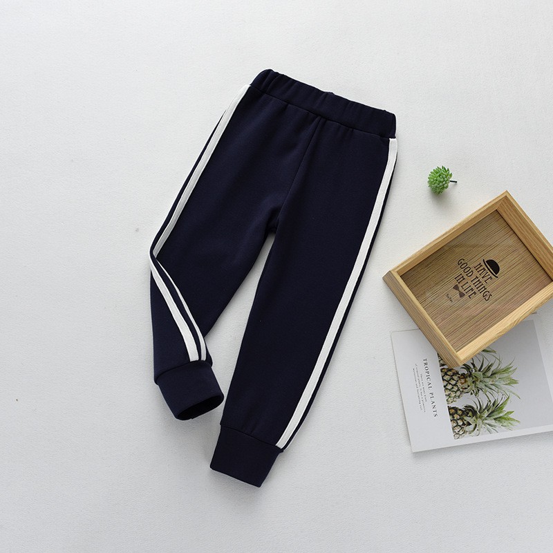 Quần cotton mềm dáng dài thời trang hàng ngày cho bé