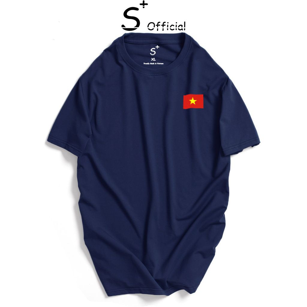 Áo thun nam tay ngắn SPLUS vải Cotton lạnh co giãn,dày dặn, form regular fit ATVN in logo Việt Nam | BigBuy360 - bigbuy360.vn