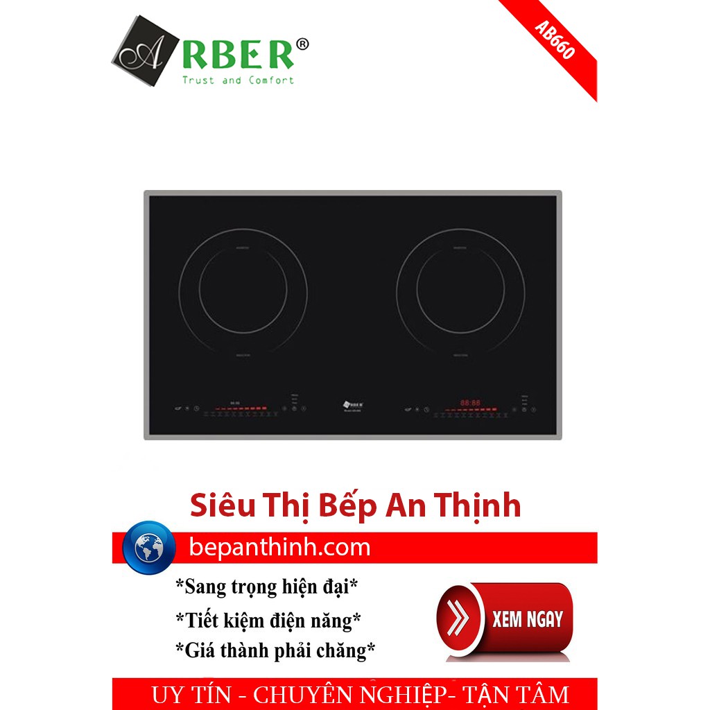 Bếp từ đôi Arber AB 660 (AB660)