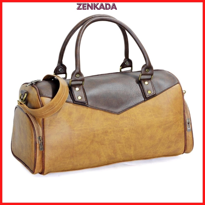 Túi trống du lịch cỡ lớn có ngăn đựng giày riêng Zenka rộng rãi đựng được nhiều đồ rất tiện dụng_ZKDL03