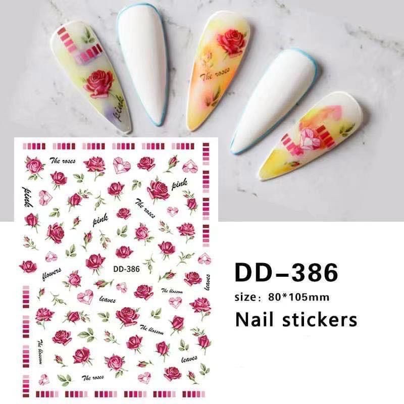 dán móng ( sticker ) trang trí móng tay chân mẫu mới dd439