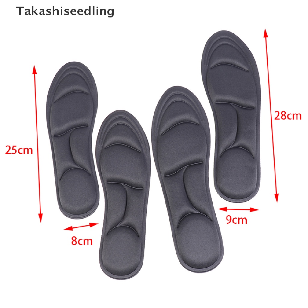 Đế Lót Giày Thể Thao 5D Bằng Cao Su Non Thoáng Khí Khử Mùi Cho Nam Và Nữ