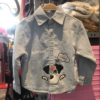 Áo sơ mi bò cho bé trai