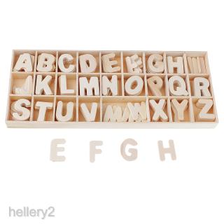 156Pcs Craft Wood Letters, Natural Colors, Wood Alphabet,0.91×0.67” Letters Flatback for Scrapbooking Decor Kids