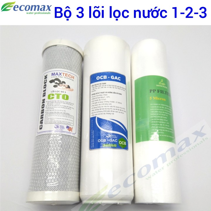 bộ 3 lõi lọc nước 123 | BigBuy360 - bigbuy360.vn