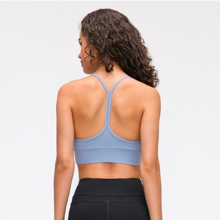 Áo tập thể thao Lululemon Flow Y Bra Nulu Long Line - Áo lót thể thao Lulu không logo