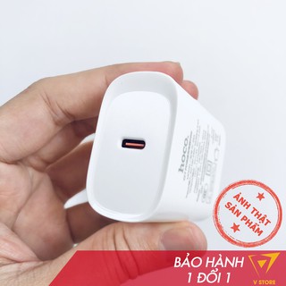 [Sạc 20W] Bộ sạc nhanh PD 20w qc3 18w Hoco N5 CC7 2 cổng kèm dây Lightning Type c cho ip 12 Android [Hoco Đà Nẵng]