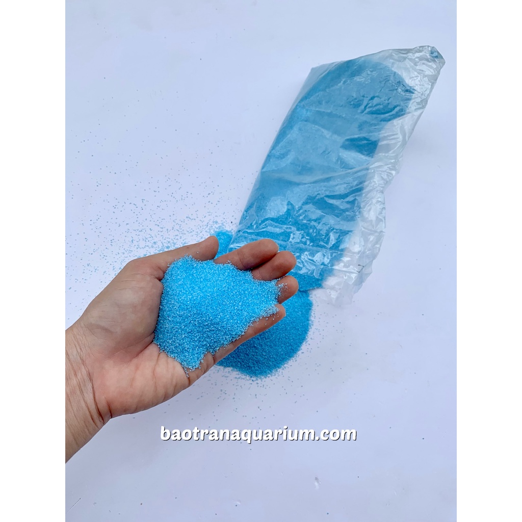 Cát xanh trang trí hồ cá  bao 1kg