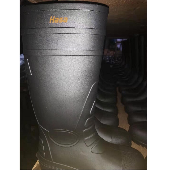 Ủng bảo hộ mũi thép Hasa đen Chống Dập Ngón, Va Đập Mạnh