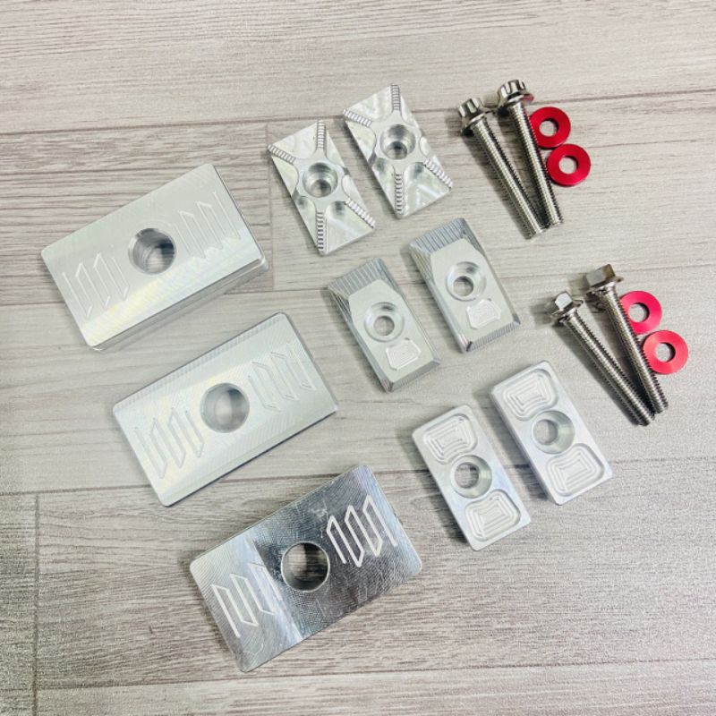 Full bộ Pas tăng sên âm kèm ốc và lông đền xài cho Future 125, Future led full nhôm Cnc