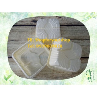 10 khay/chén + túi đựng bánh trung thu