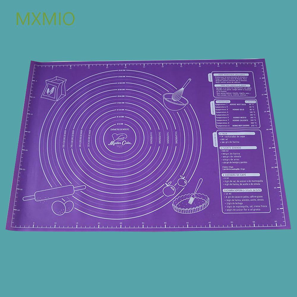 Thảm Silicon Nhào Bột Làm Bánh Có Thước Đo Kích Thước 45x60cm