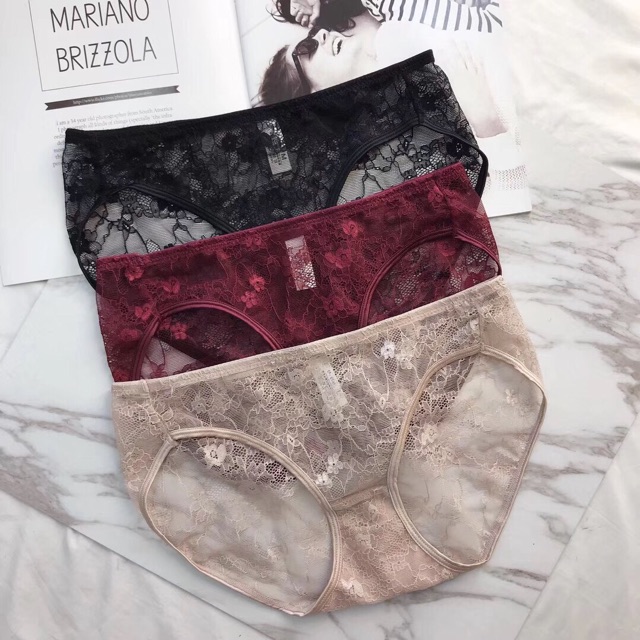 Bộ Đồ Lót Ren Dây Ngang Không Gọng Đệm Nhiều Gợi Cảm S027 | BigBuy360 - bigbuy360.vn