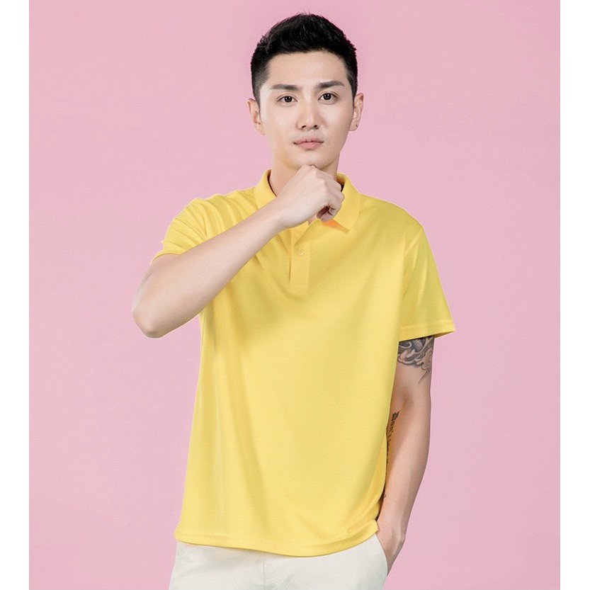 Áo Thun Nam Nữ Polo Cổ Trụ Tay Ngắn 217 Chất Mát Co Dãn 4 Chiều Cực Đẹp - Hazo
