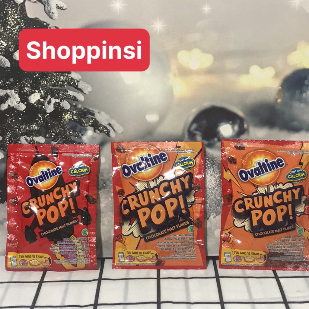 Kẹo Rắc OVALTINE CRUNCHY POP 8g - Hàng chính hãng DKSH Việt Nam.