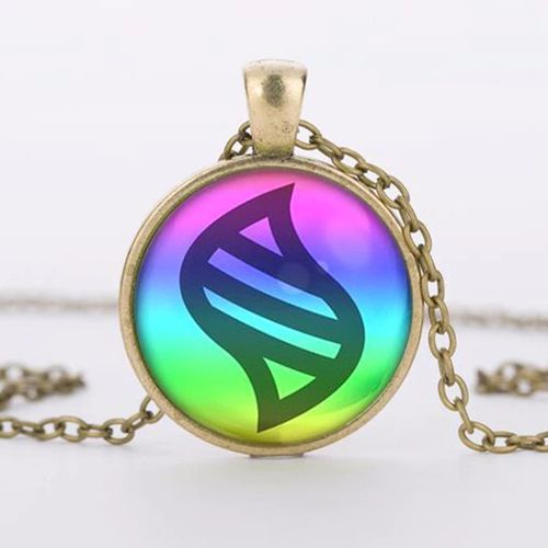 Vòng cổ Mặt Đá Tròn In Hình pokemon mega