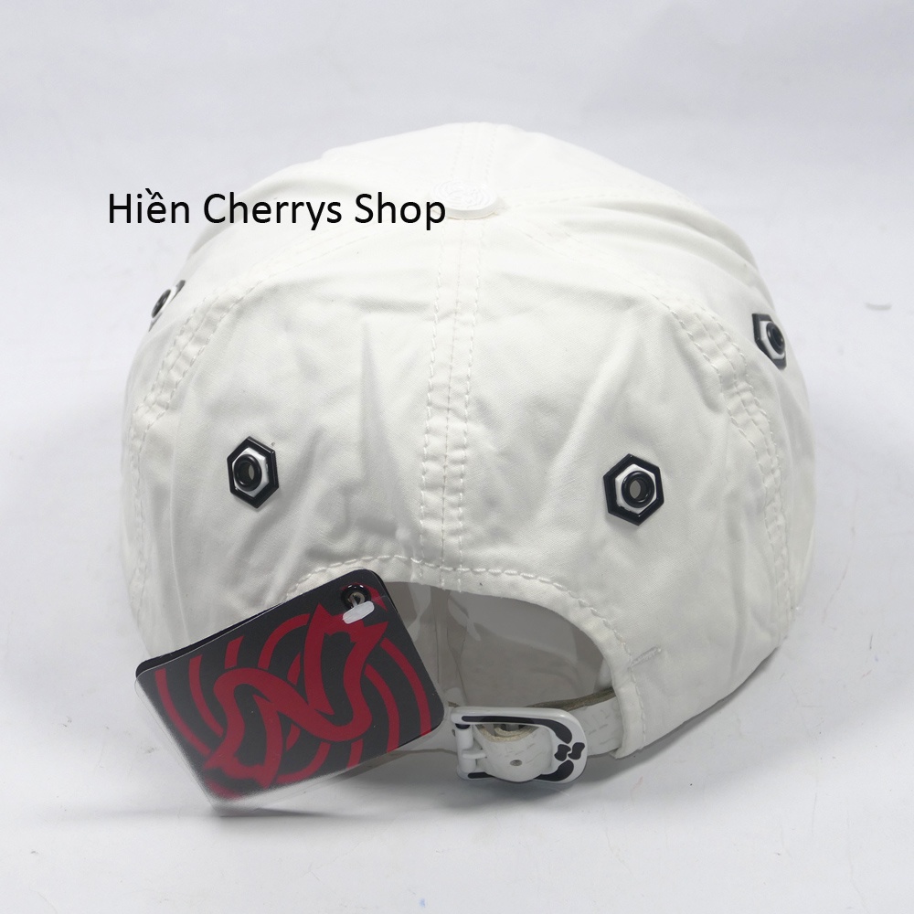 [ Hình thật ]Nón kết cao cấp  - Chất liệu vải kaki kết hợp với mặt da tròn họa tiết &amp; chữ Z cùng với sò kiểu nổi bật.