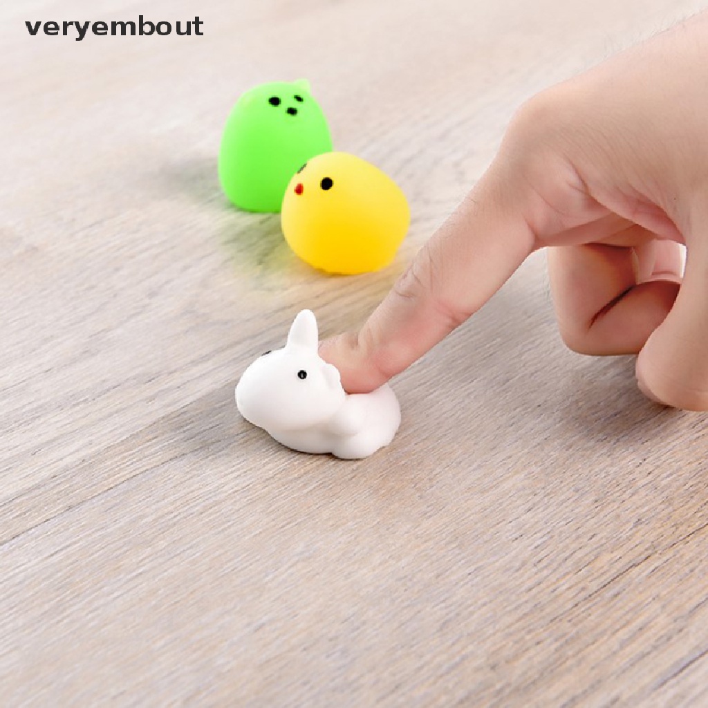 Đồ Chơi Nắn Bóp Hình Động Vật Mini Dễ Thương Đổi Màu Theo Nhiệt Độ 96 Mẫu