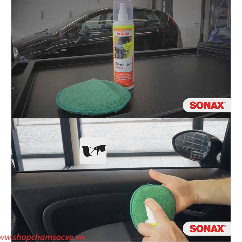SONAX DUNG DỊCH LÀM SẠCH VÀ BẢO DƯỠNG NHỰA   - Otocare247