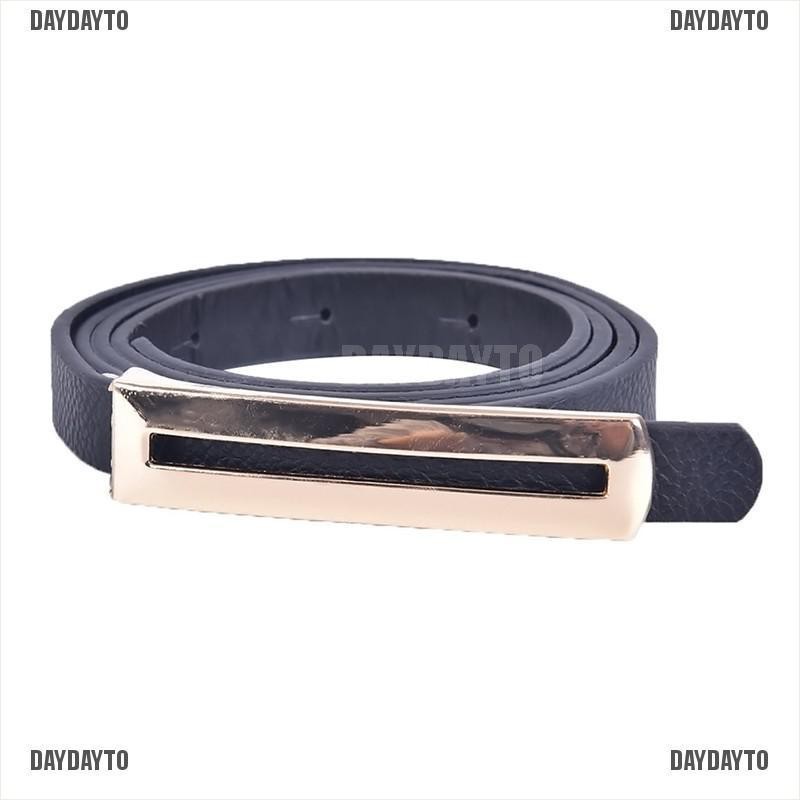 Daydayto Thắt Lưng Da PU Dáng Ôm Sáng Bóng Mỏng Truy Cập Cho Nữ