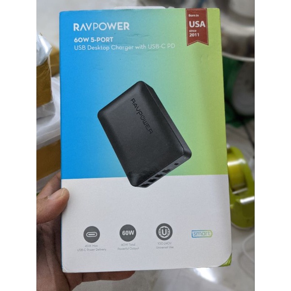 Củ sạc 5 cổng Ravpower RP-PC059 60W