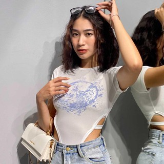 Áo croptop bodysuit khoét eo thời trang Becky gợi cảm quyến rũ