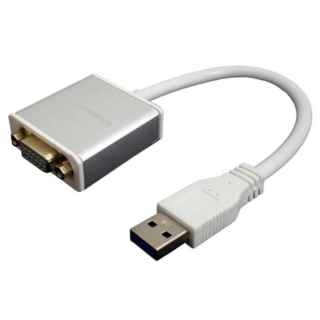 Cáp chuyển USB 3.0 sang Vga Kingmster KM010- Hàng chính hãng