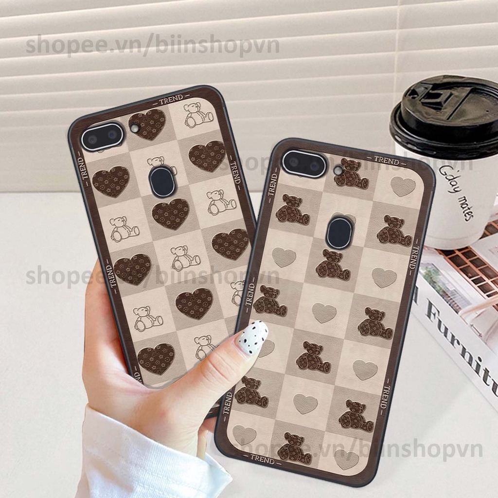 Ốp Realme 1 / 2 caro trái tim nhiều màu sắc, đầy cá tính, khẳng định phong cách