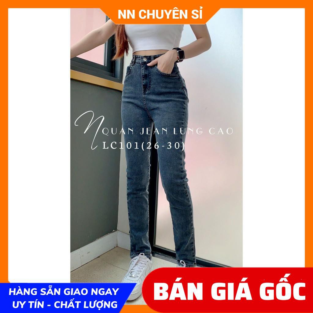 QUẦN JEAN DÀI LƯNG CAO - QUẦN BÒ ÔM BODY - QUẦN JEAN LƯNG CAO XÁM LC101 ⚡100% ẢNH THẬT⚡