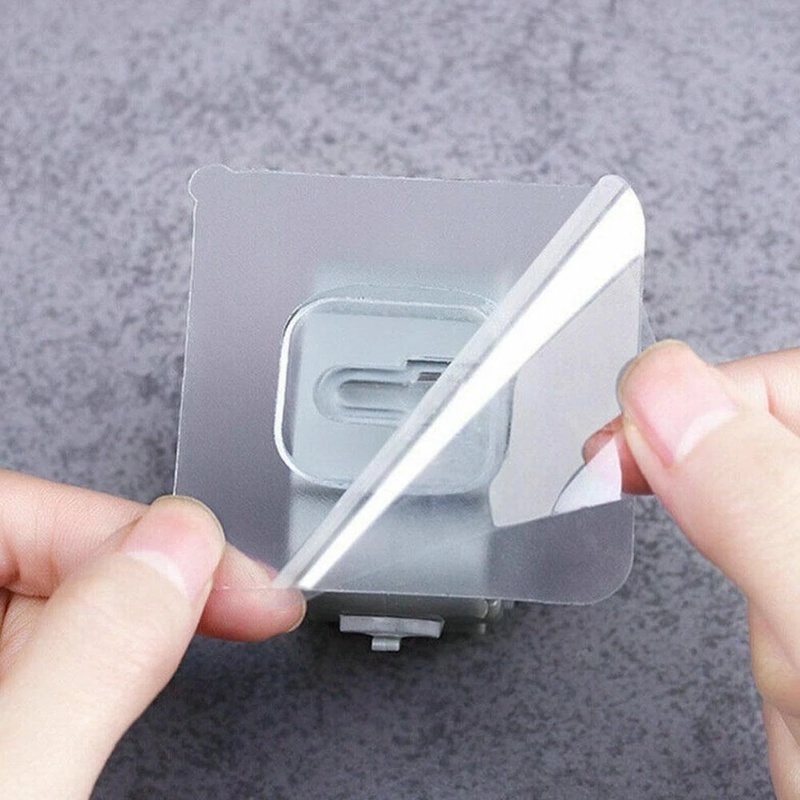 Móc treo chổi/ cây lau nhà gắn tường không cần đóng đinh tiện lợi