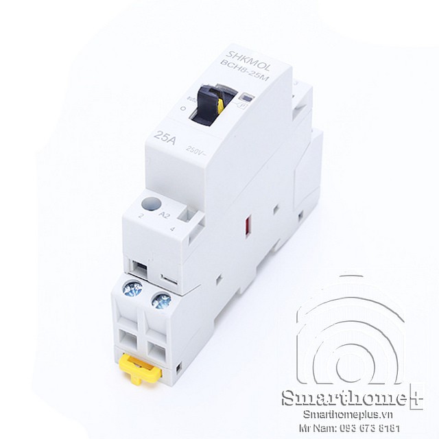 Khởi Động Từ Contactor Hỗ Trợ Công Tắc Tay 25A BCH8-25M