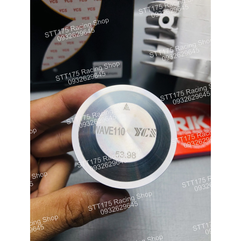Lòng YCS Wave NHỎ trái 54mm ( Full bộ ) ( Hàng chính hãng YCS )