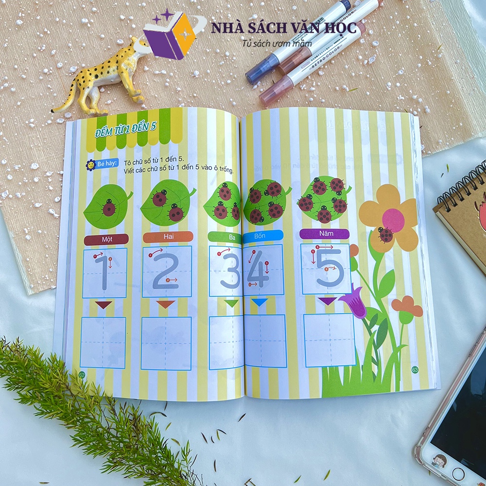 Sách - Combo Toán Tư Duy Và Thẻ Cho Bé Từ 3-4 Tuổi