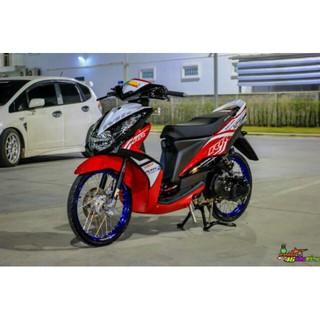 Tem xe Luvias rời đỏ đen (bộ)