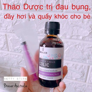SIRO THẢO DƯỢC BRAUER BABY & CHILD COLIC GIÚP TRỊ ĐAU BỤNG, CHƯỚNG BỤNG CHO TRẺ SƠ SINH VÀ TRẺ NHỎ
