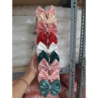 kẹp tóc nơ phong cách tiểu thư cho bé