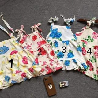 Combo 2 Đầm hoa  cute cho bé gái.