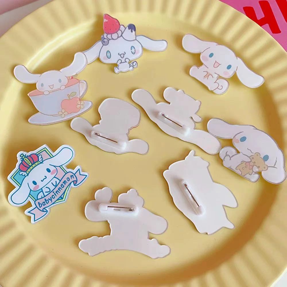 Ghim Cài Áo Hình Chú Chó Cinnamon Dễ Thương