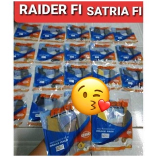 Bố thắng đĩa raider fi trước + sau recto chính hãng