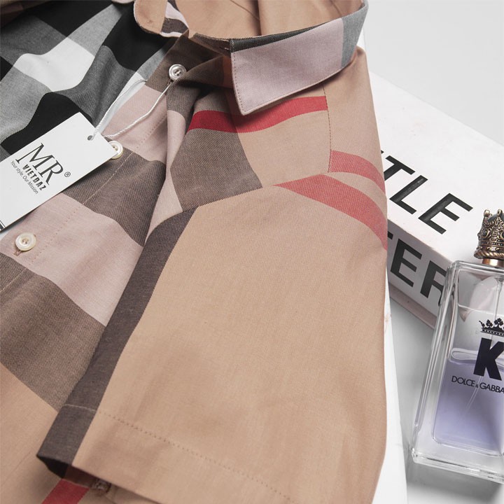 Áo sơ mi kẻ Ca Rô BBR Cao Cấp không bai không bai không xù