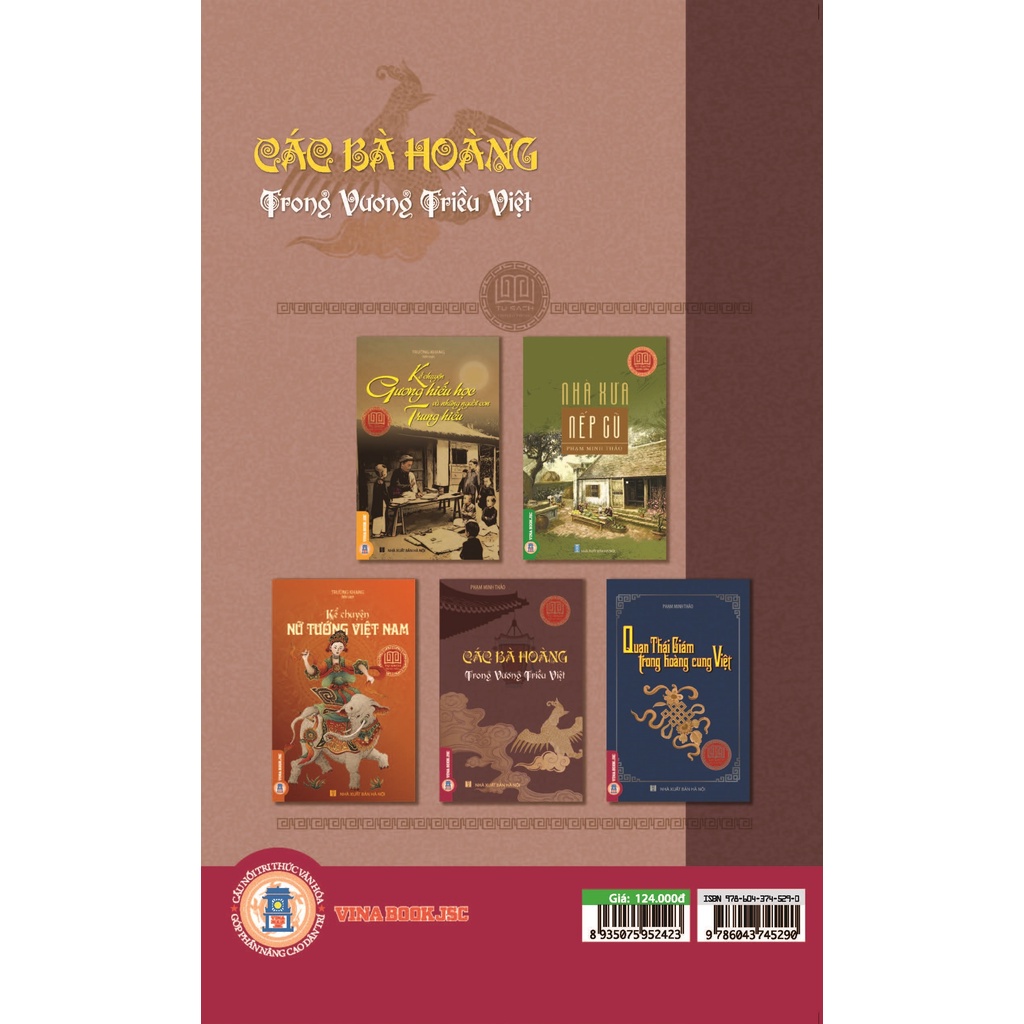 Sách - Tủ Sách Truyền Thống - Các Bà Hoàng Trong Vương Triều Việt