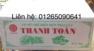 Mứt chùm ruột cay cam thảo(500gr)