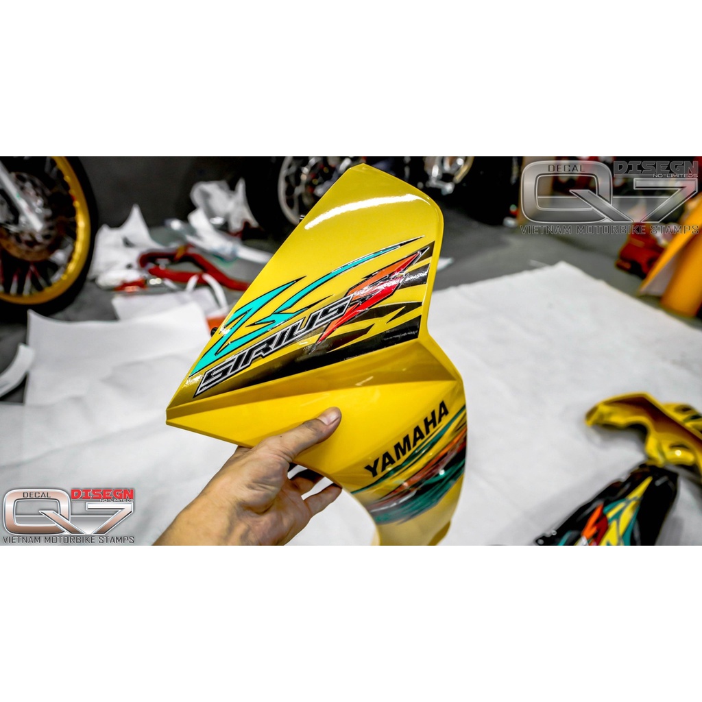 Tem Rời Sirius 110 Vành Đen