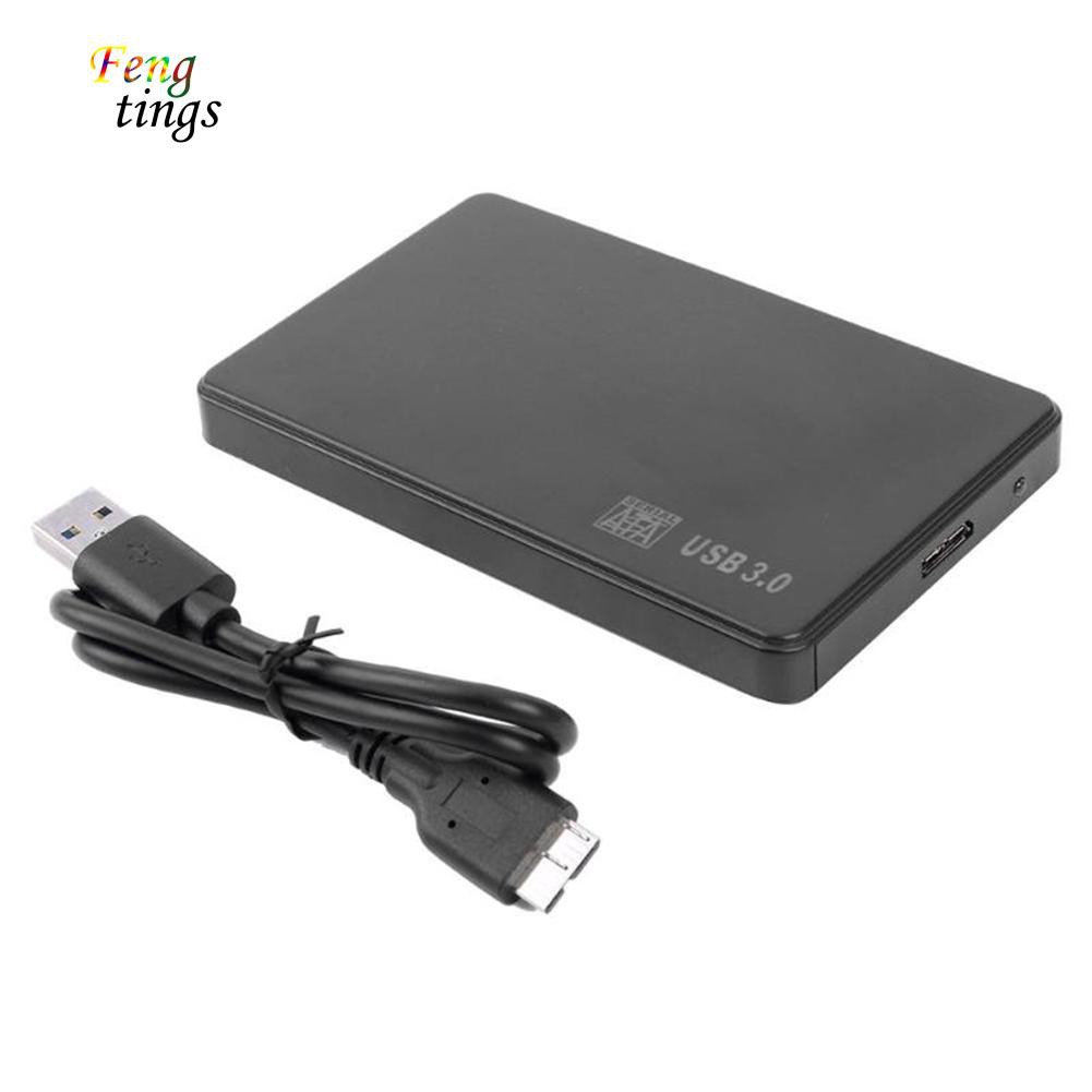 Portable 5Gbps USB 3.0 2.5 inch SATA External Hard Disk HDD SSD Case Box for PC