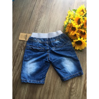quần jean lửng lưng thun bé trai