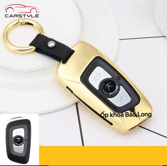 Ốp khoá kim loại xe Vin Lux A, SA Bao da chìa khóa